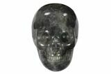 1.5" Polished Grey Quartz Crystal Skulls - Photo 2